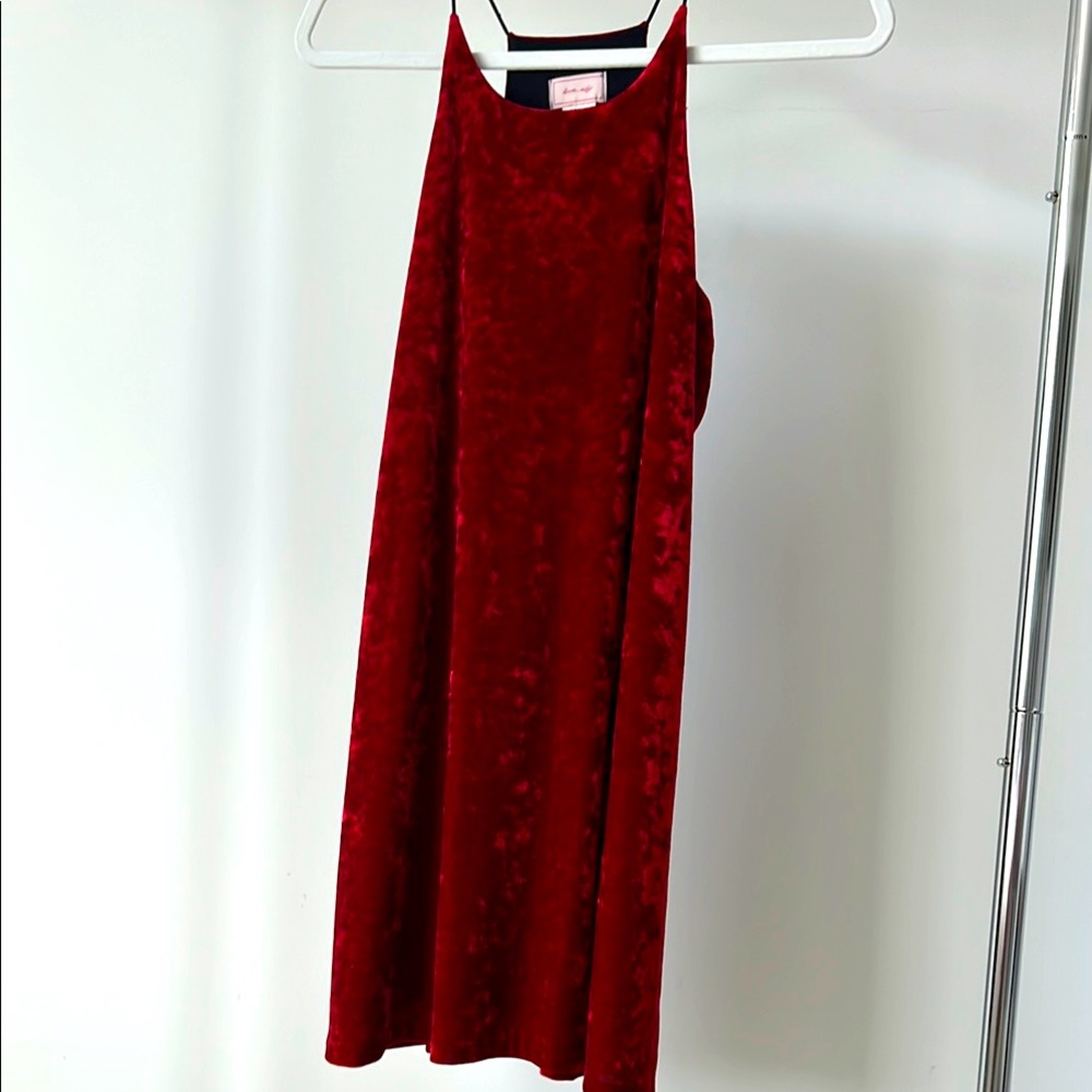 📍SOLD Elegant Red Velvet Kids Dress love…ady - Picture 5 of 16
